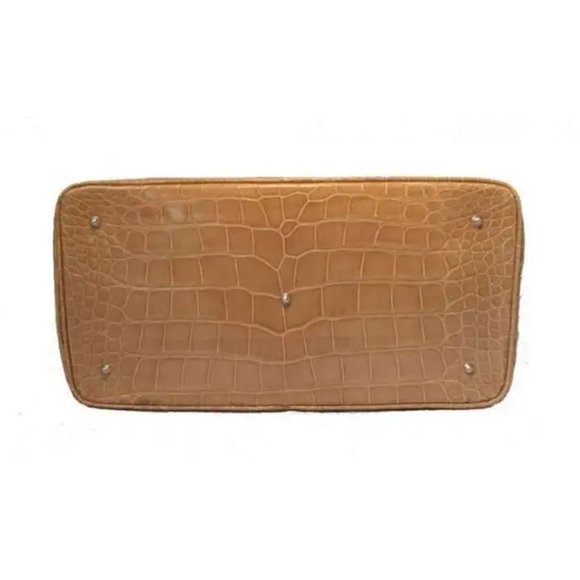 Alexandra Knight Tan Alligator Handbag - Picture 4 of 7